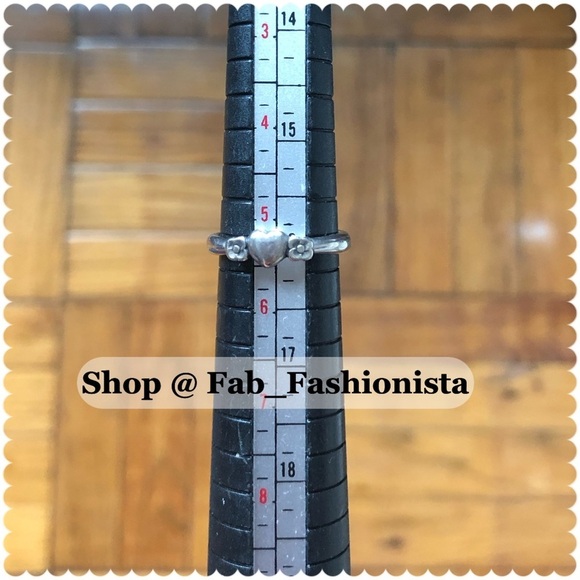 James Avery Retired Heart sterling silver ring - Picture 6 of 6